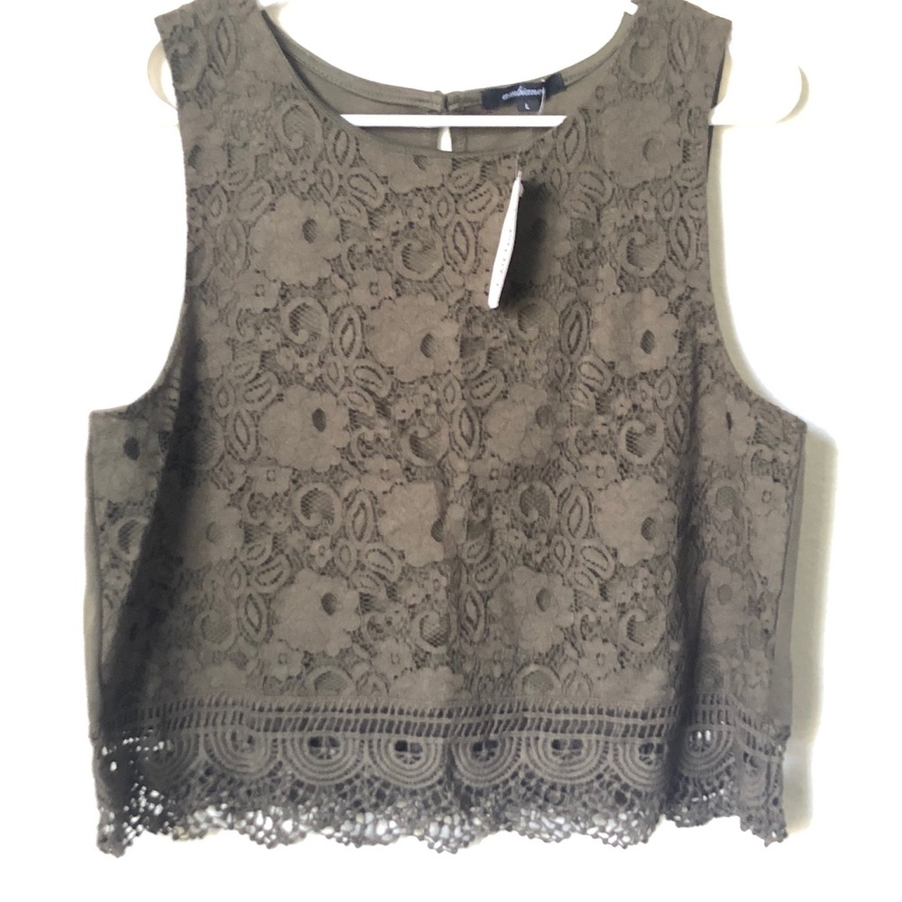 Forever 21 Lace Crop Top